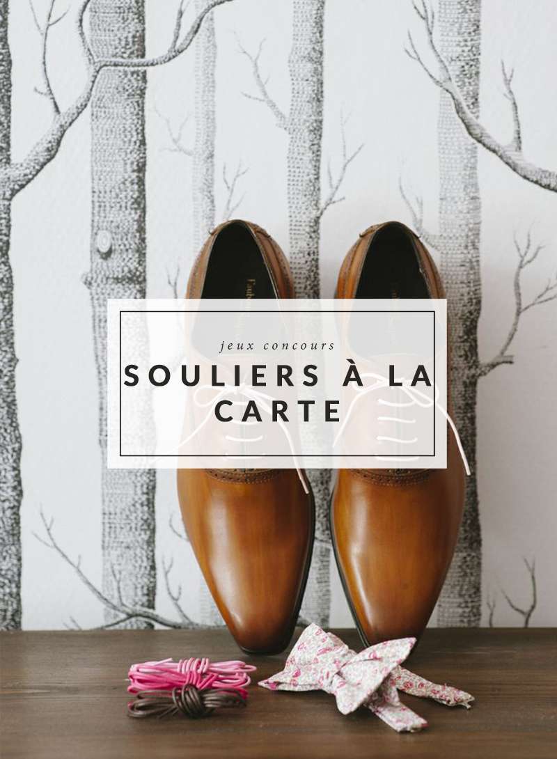 Souliers à la carte - Jeux concours - The Men Times par Faubourg Saint Sulpice - Création: Faubourg Saint Sulpice