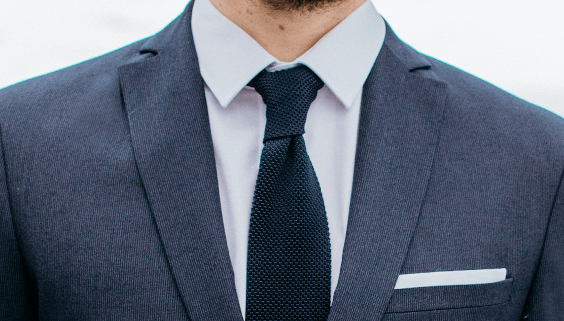 faubourg saint sulpice cravate maille tailleur paris homme